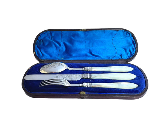 Victorian Christening Set 1880