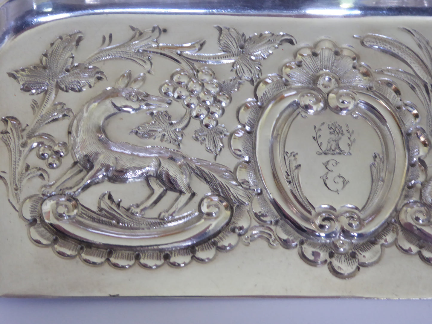 Irish Silver Crumb Tray 1902