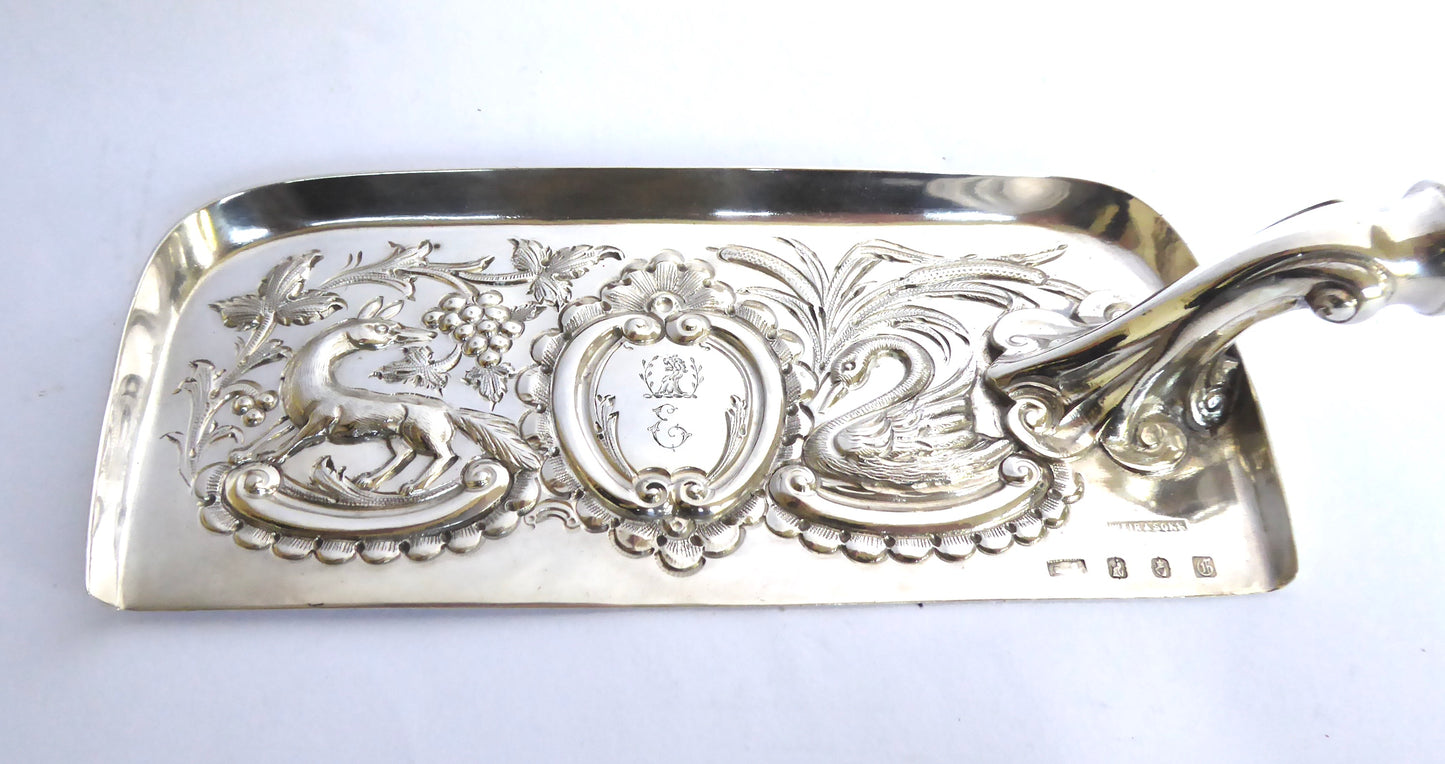 Irish Silver Crumb Tray 1902