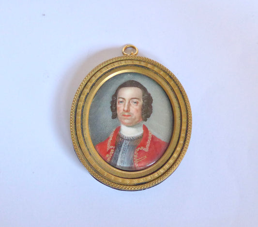 Portrait Miniature of an Officer