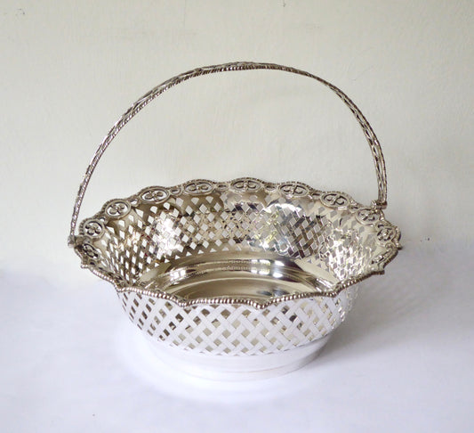 Pierced Silver Basket 1909