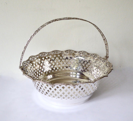 Pierced Silver Basket 1909