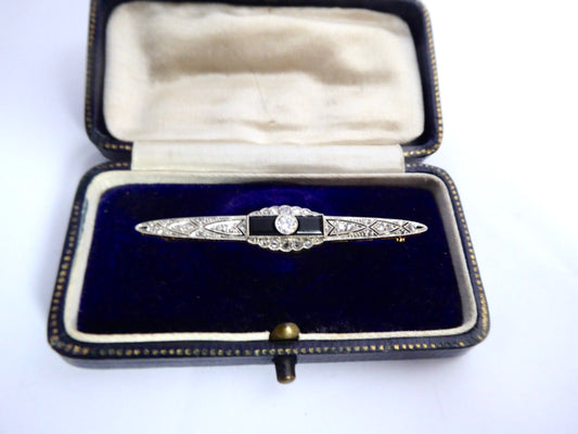 18ct. Gold and Diamond Brooch