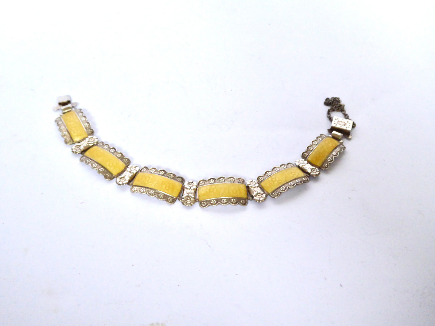 Yellow Enamel Bracelet