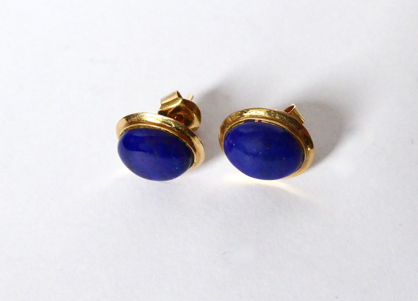 18ct. Lapis Lazuli Earrings