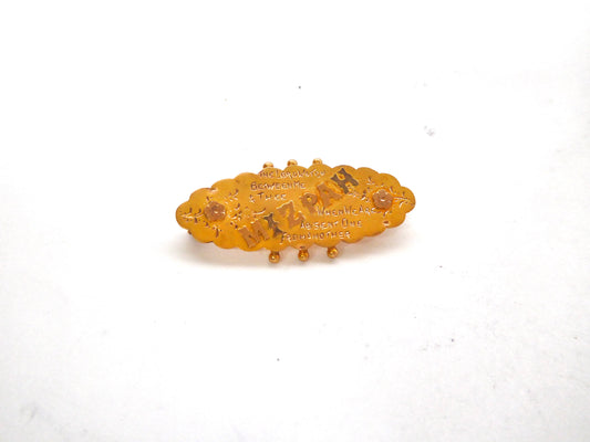 Victorian  Gold Mizpah Brooch