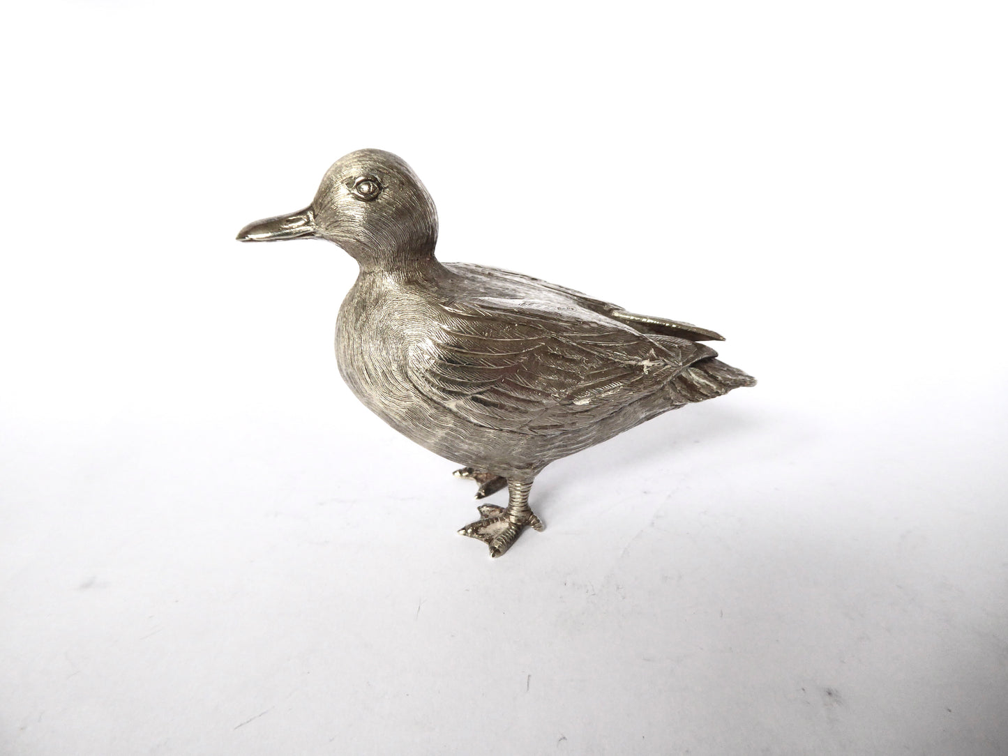 Vintage Silver Duck 1964