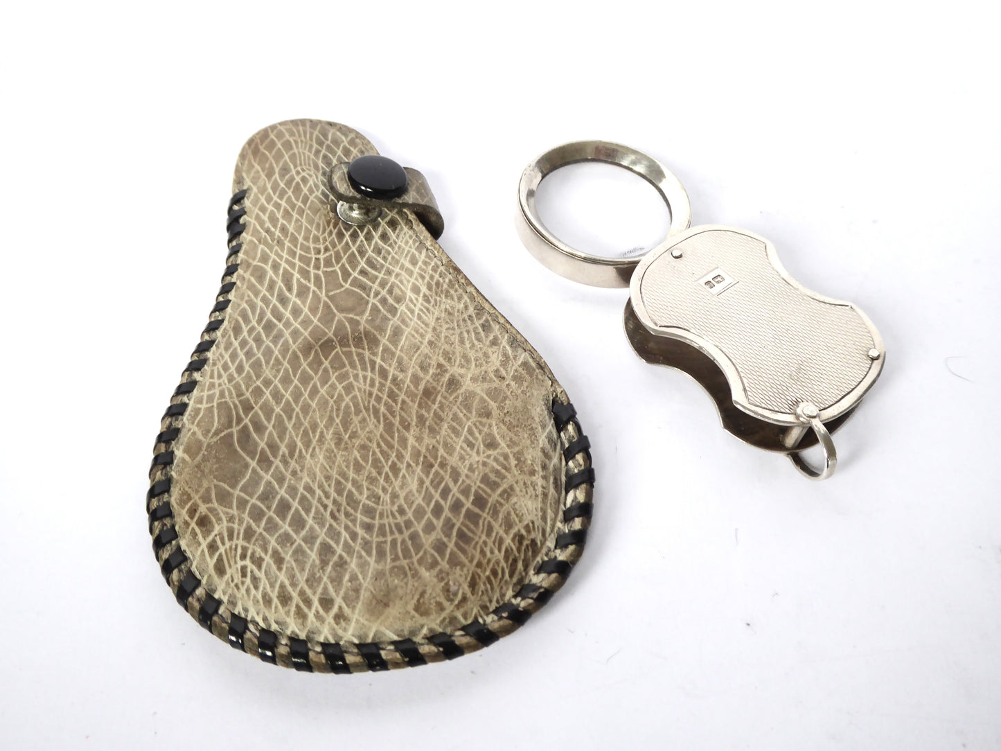 Silver Folding Magnifying Glass