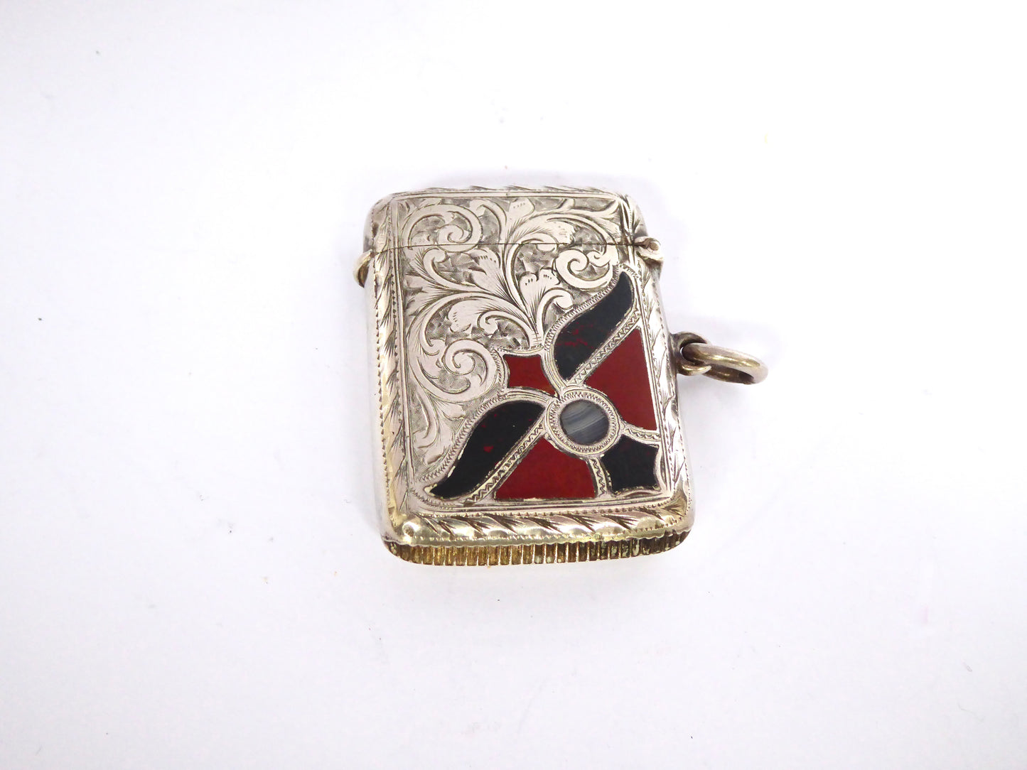 Silver & Agate Vesta Case