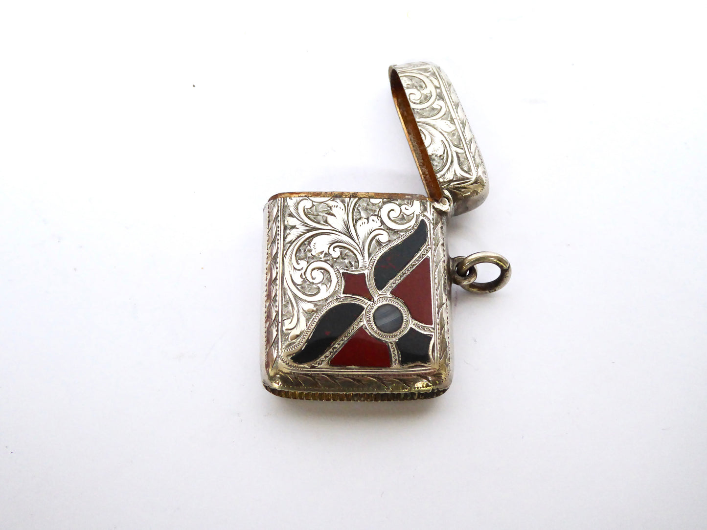 Silver & Agate Vesta Case