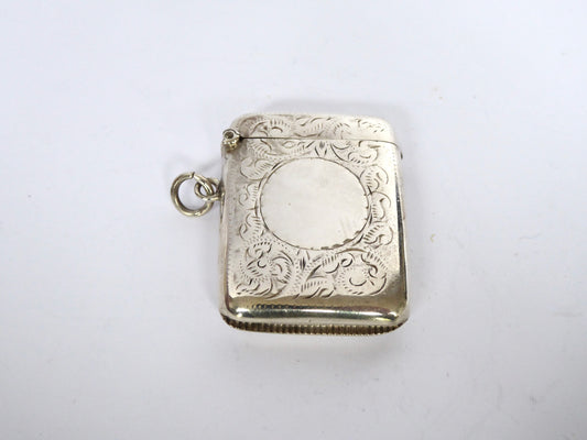 Victorian Silver Vesta Case