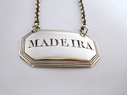 Silver MADEIRA Label