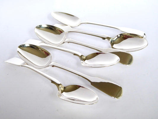 Irish Silver Teaspoons 1853