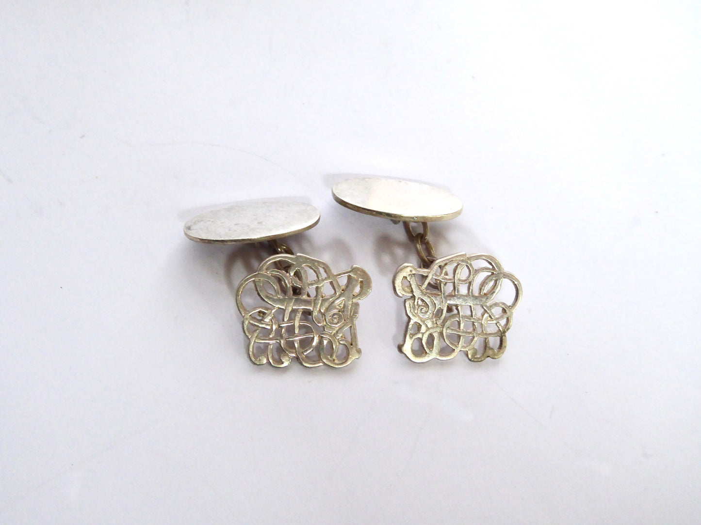 Silver Celtic Design Cufflinks