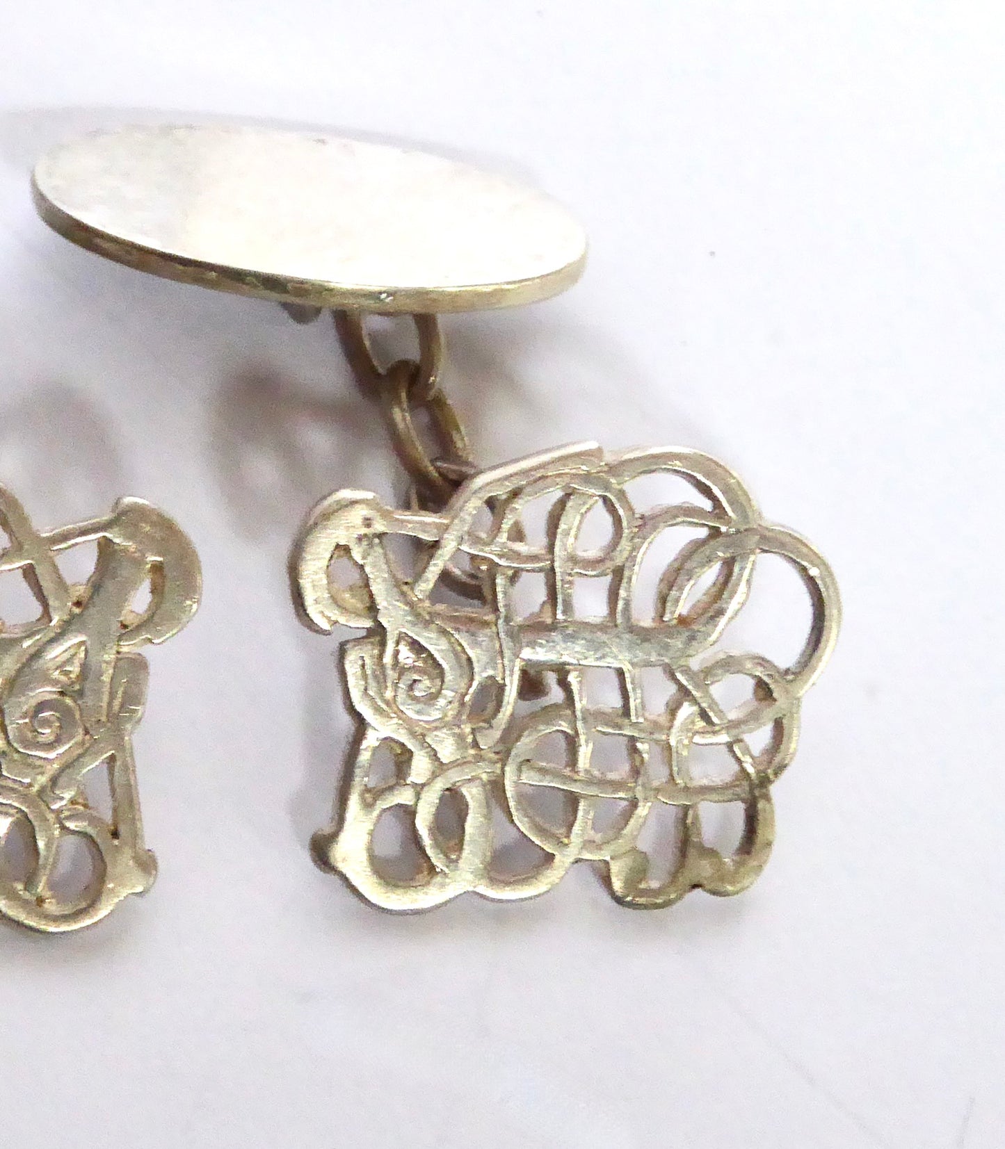 Silver Celtic Design Cufflinks