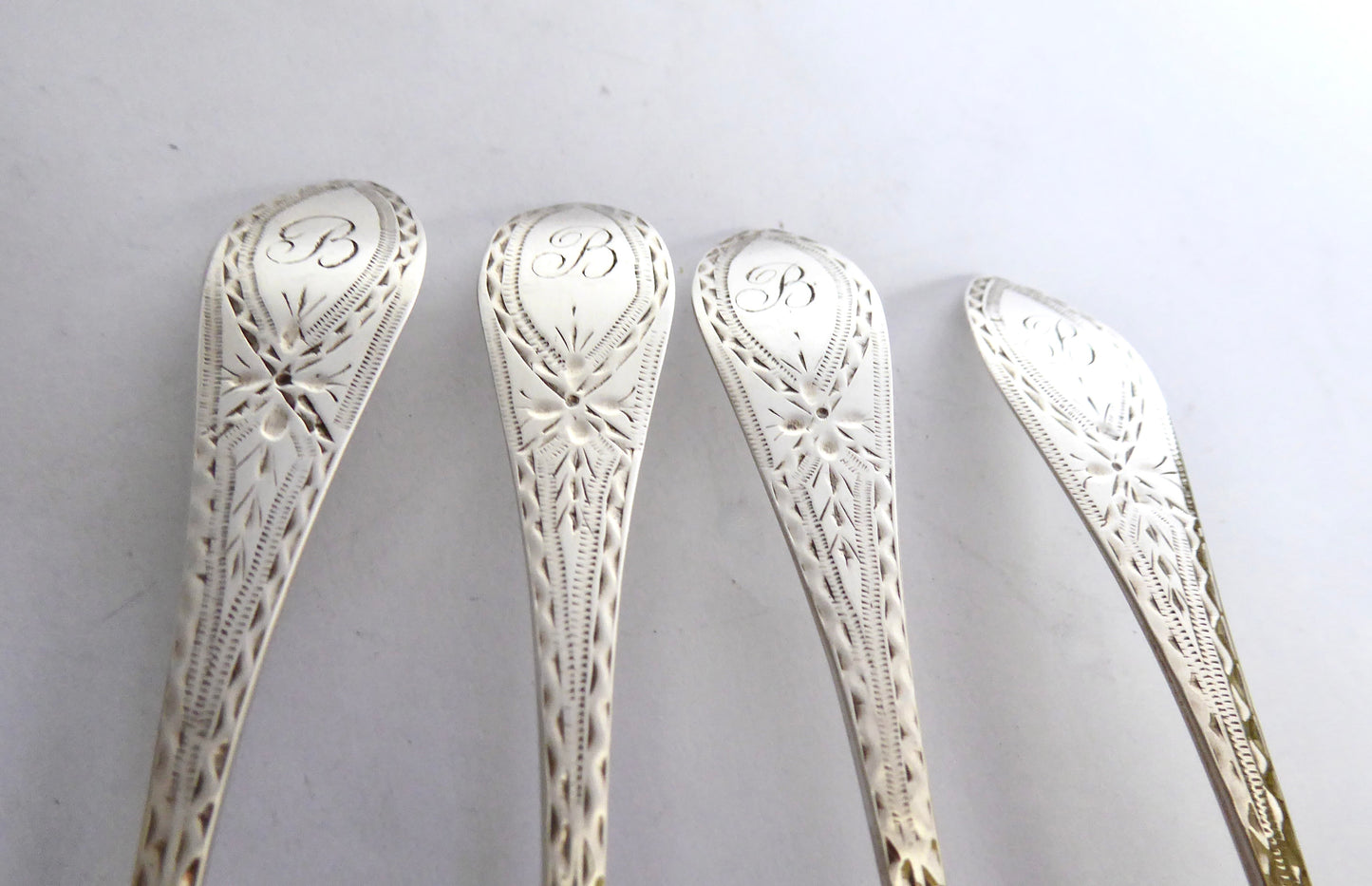 Bright Cut Teaspoons C. 1790