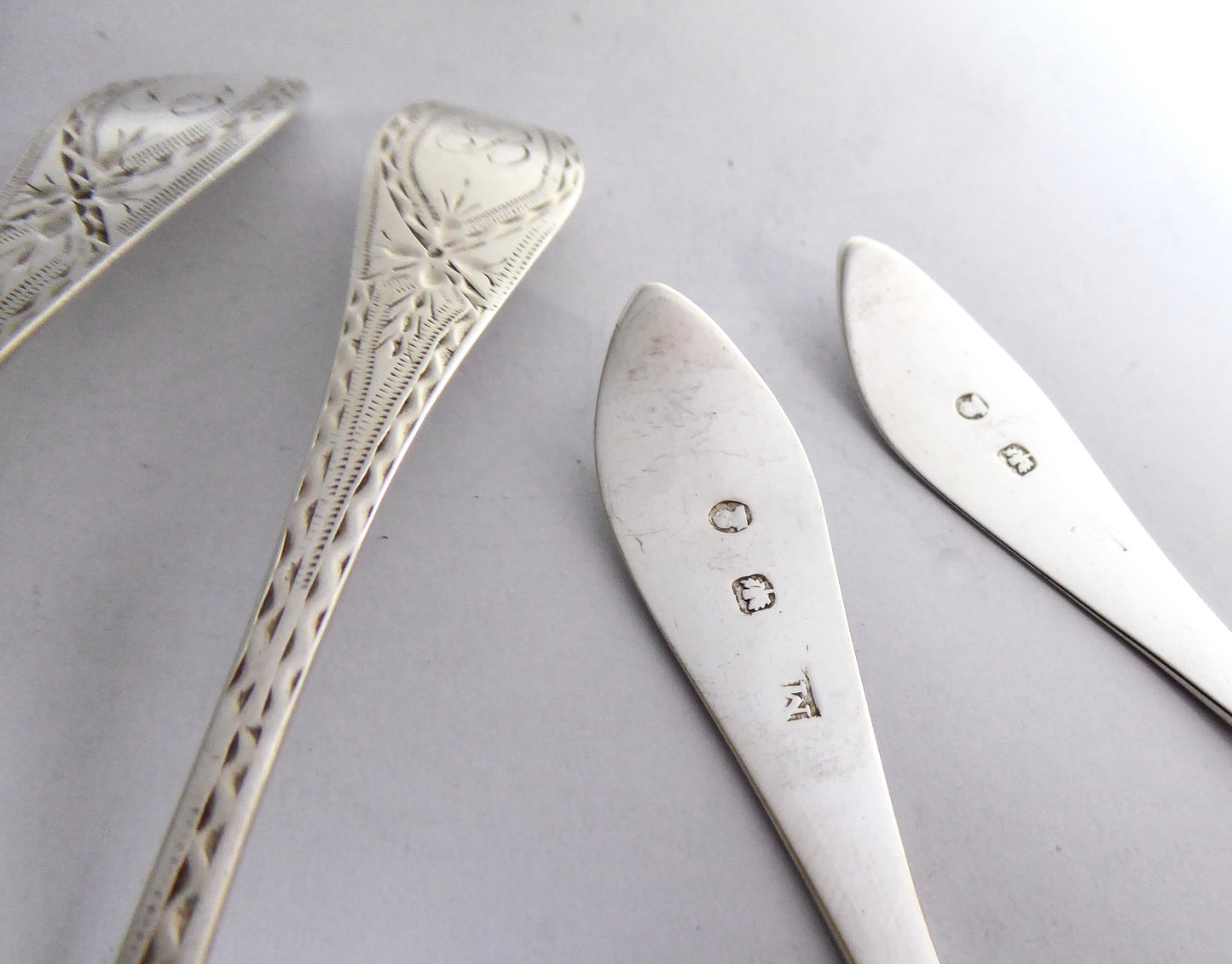 Bright Cut Teaspoons C. 1790