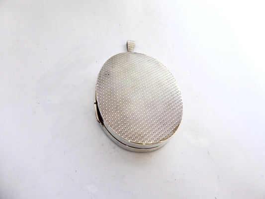 Large Antique Silver Locket 1920
