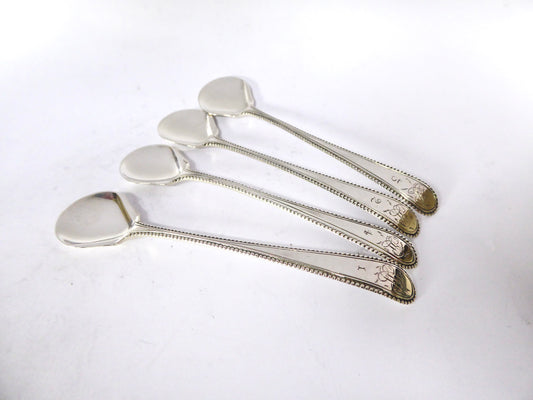 Beaded Salt Spoons 1784