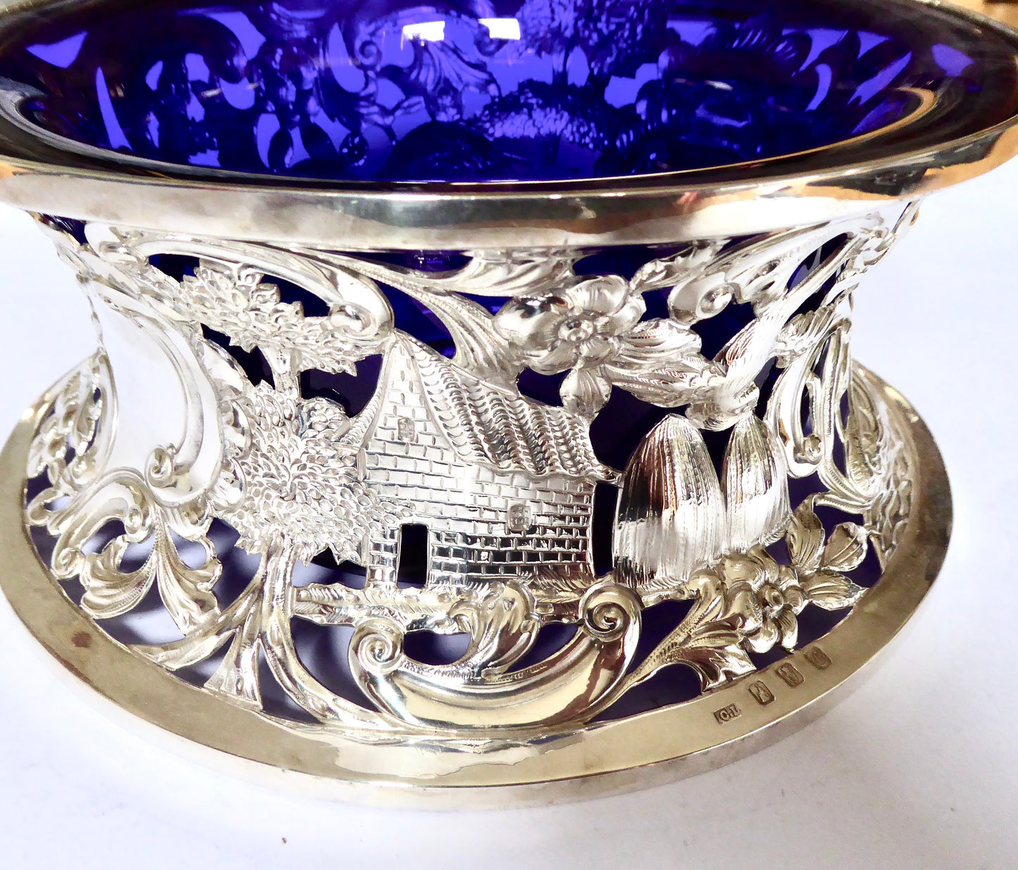 Irish Silver Dish Ring 1900