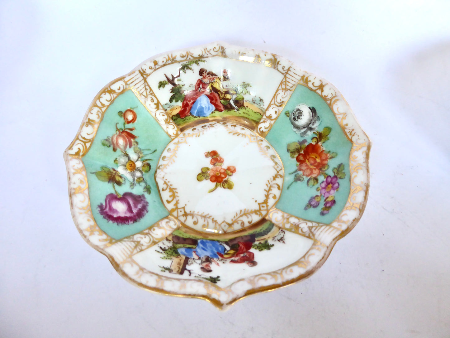 Dresden Cup & Saucer C.1900