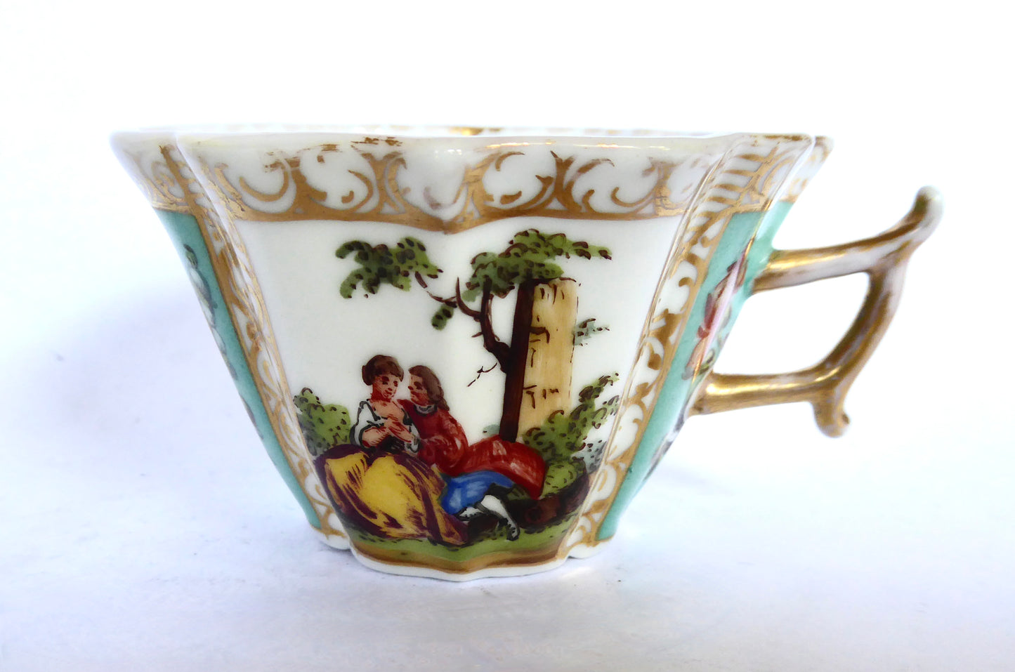Dresden Cup & Saucer C.1900
