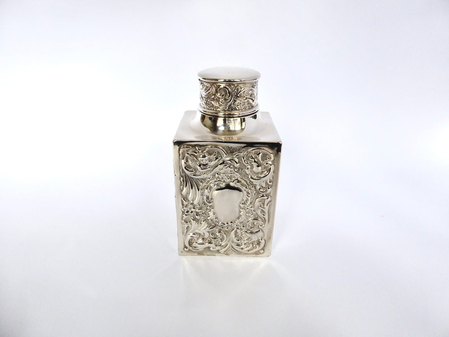 Silver Tea Caddy 1901