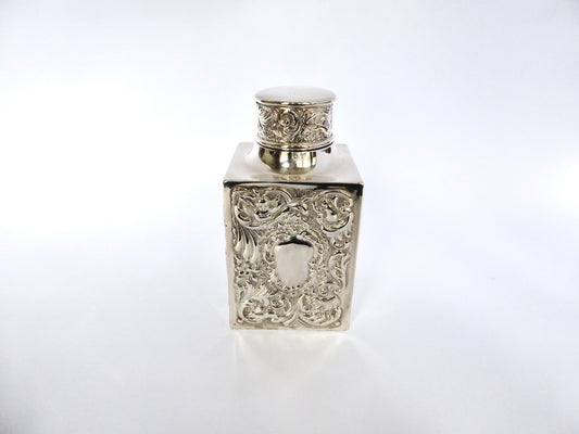 Silver Tea Caddy 1901