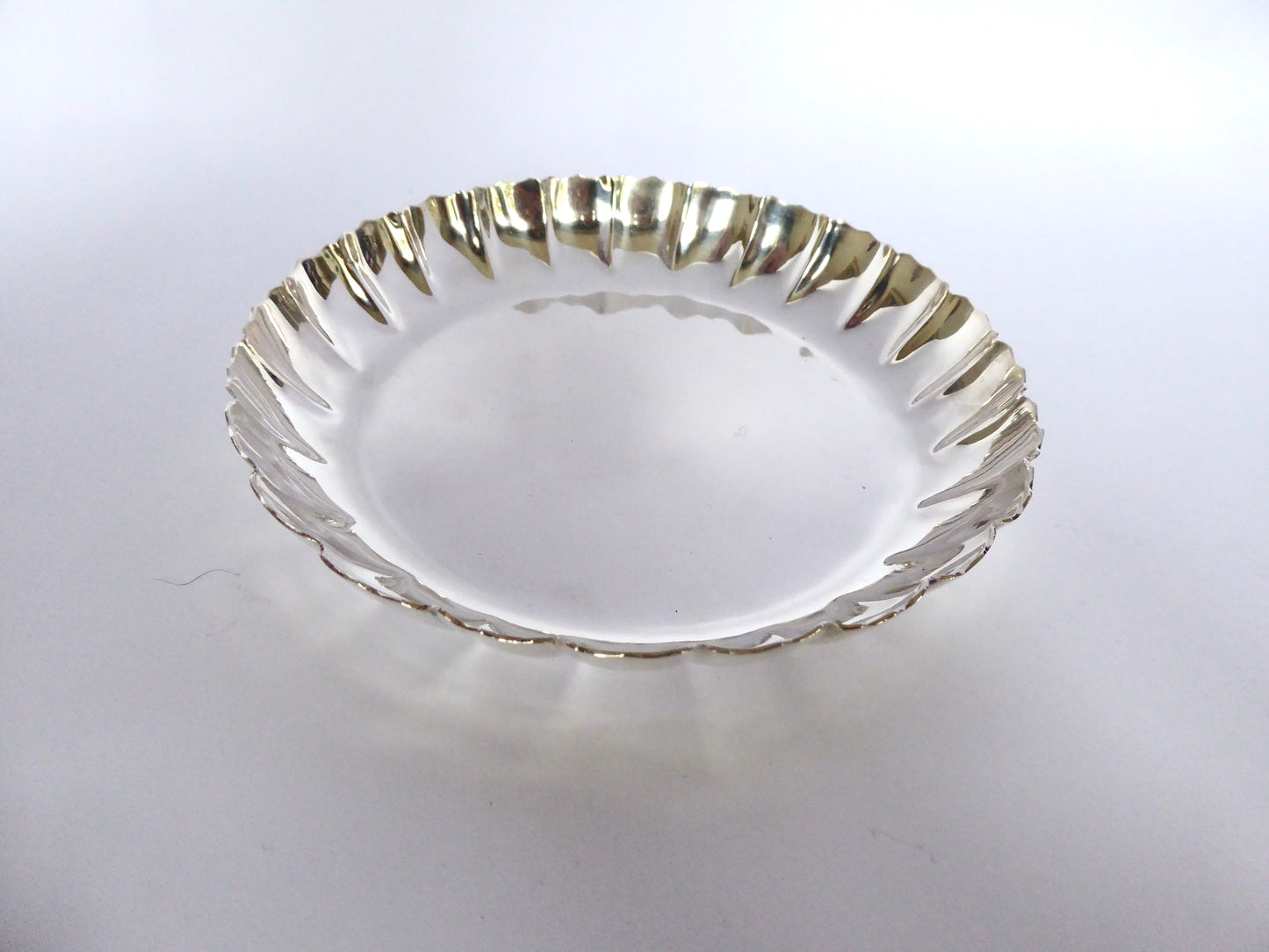 Irish Silver Strawberry Dish