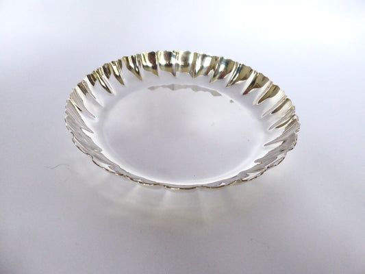 Irish Silver Strawberry Dish