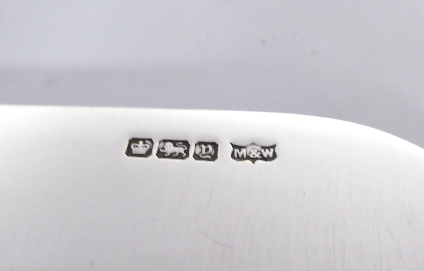 Antique Silver Crumb Scoop 1916