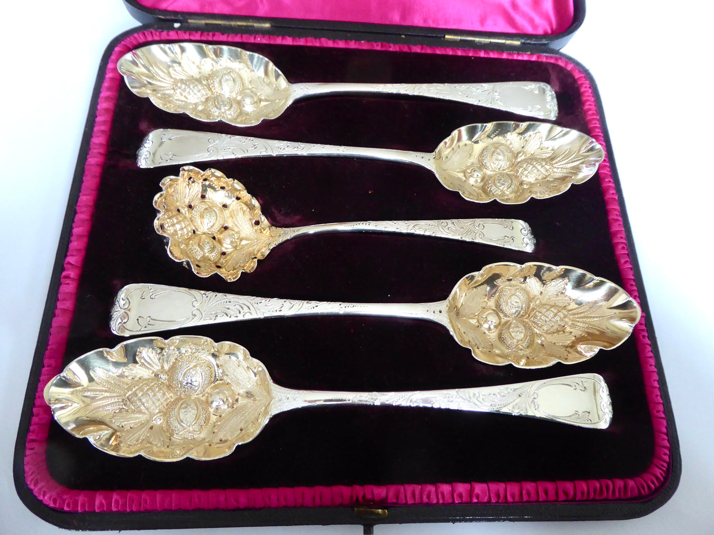 Antique Berry Spoon Set