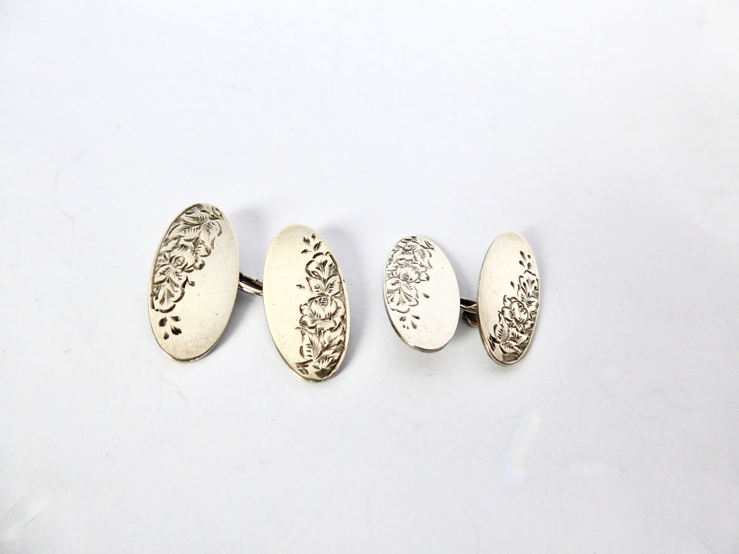 Silver Cuff Links 1905