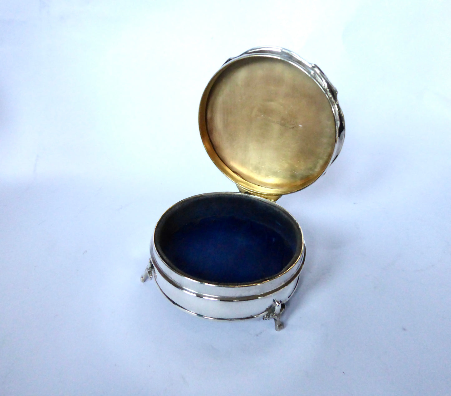 Antique Silver Jewellery Box 1923