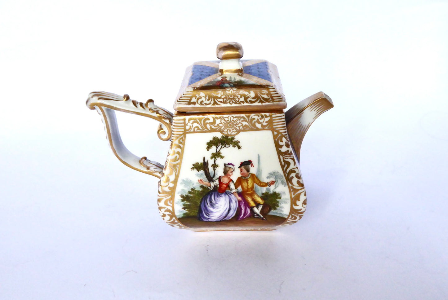 Miniature Dresden Tea Pot