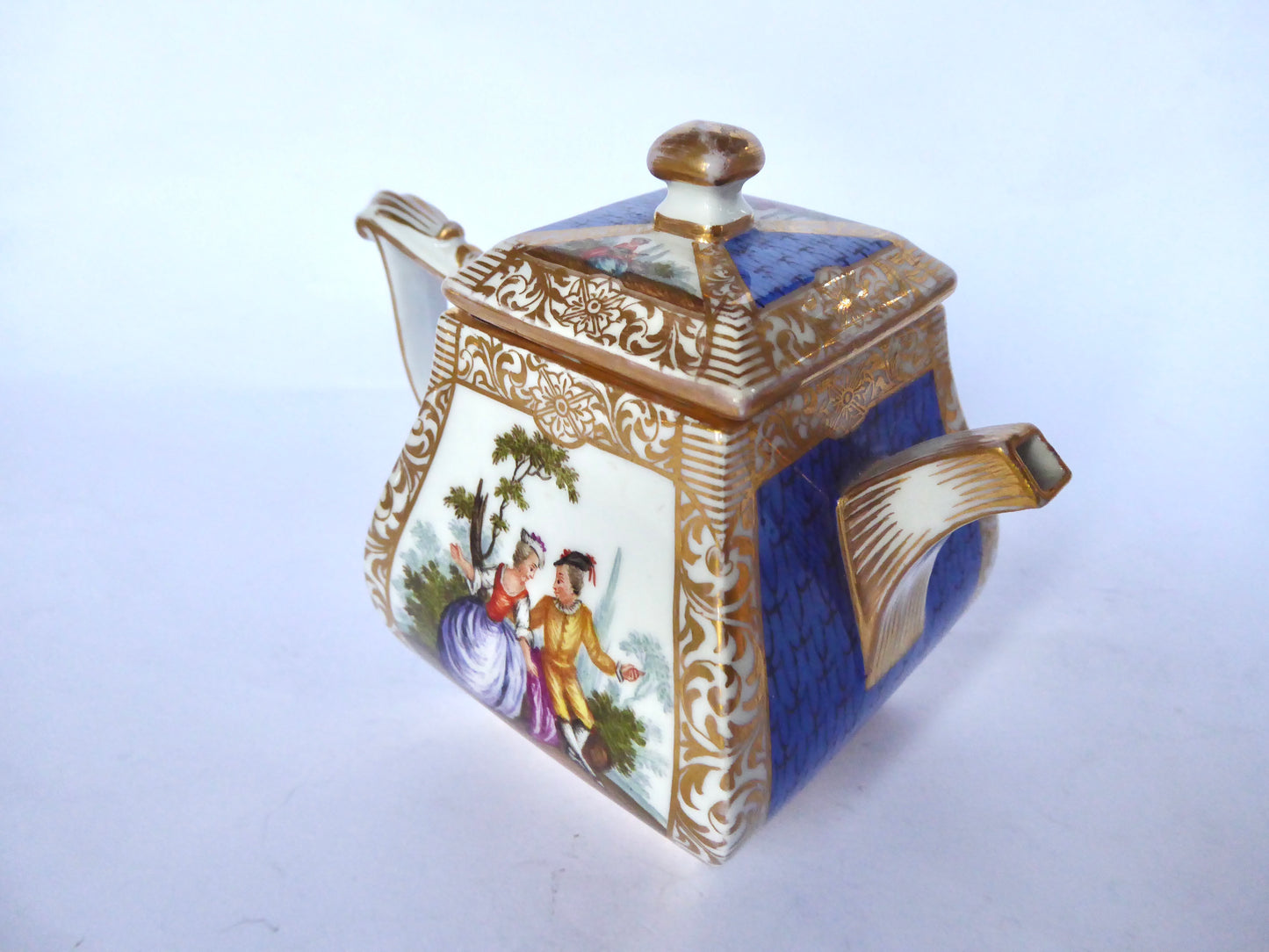 Miniature Dresden Tea Pot