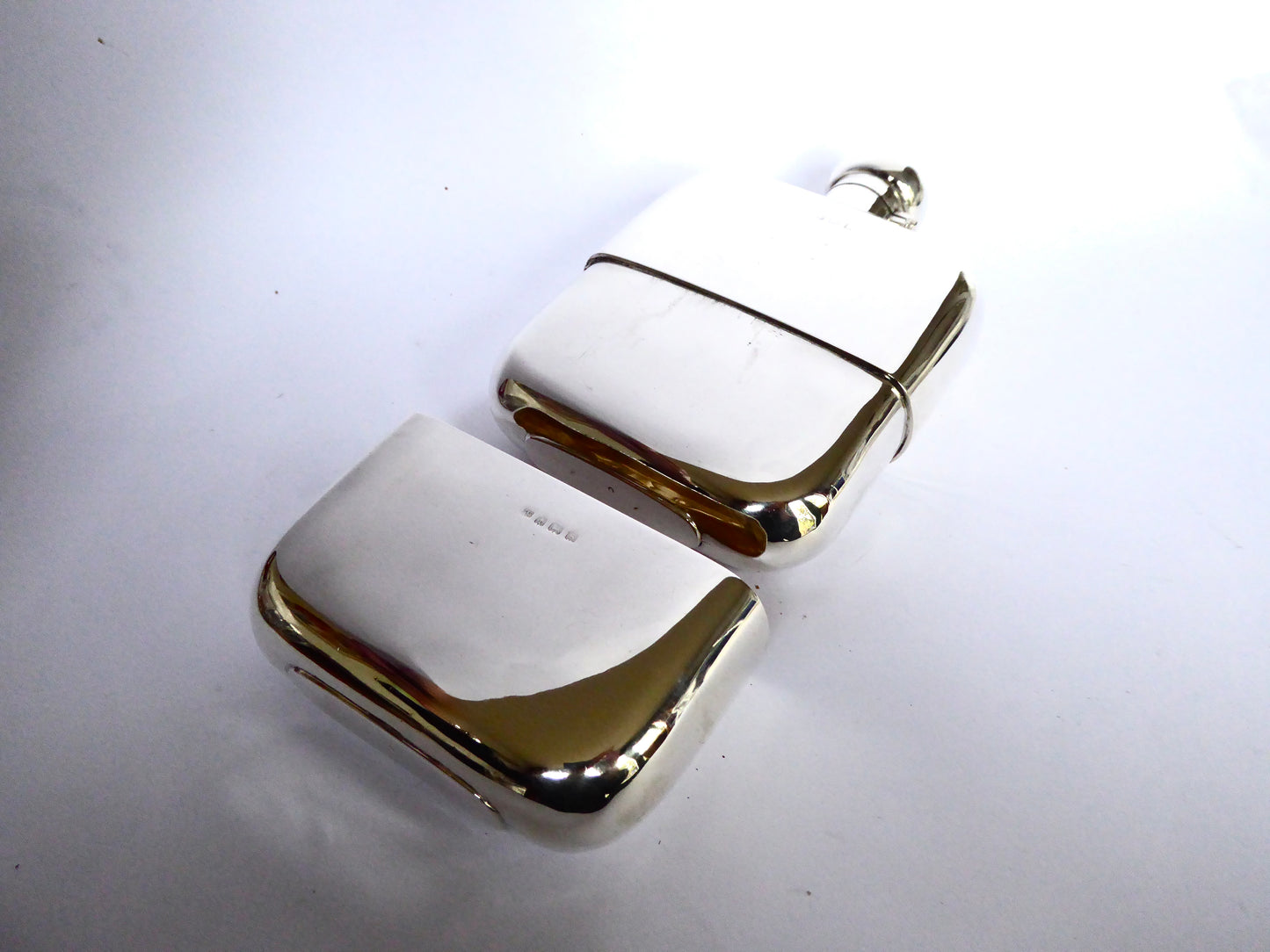 Antique Silver Hip flask 1917