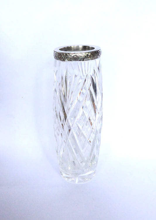 Silver Mounted Vase