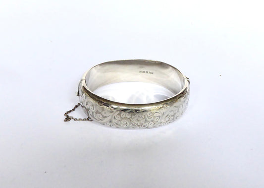 Engraved Wide Bangle 1956