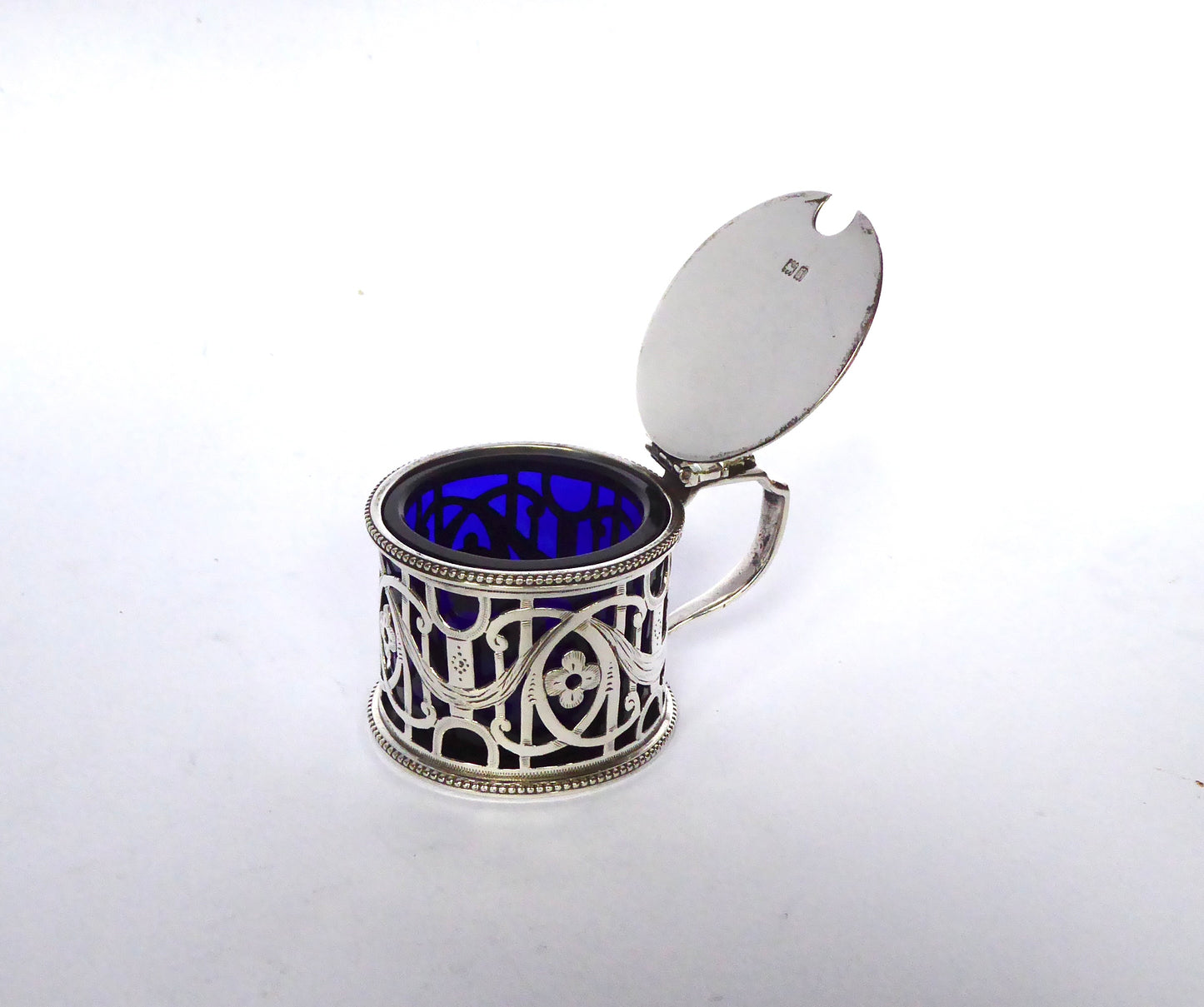 Edwardian Silver Mustard Pot 1904