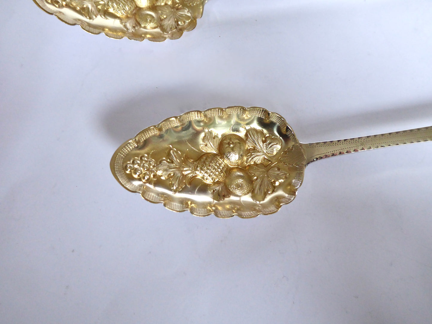 Irish Silver Berry Spoons 1807