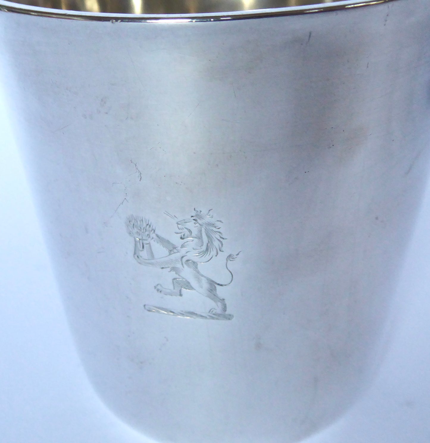 Antique Irish Silver Beaker