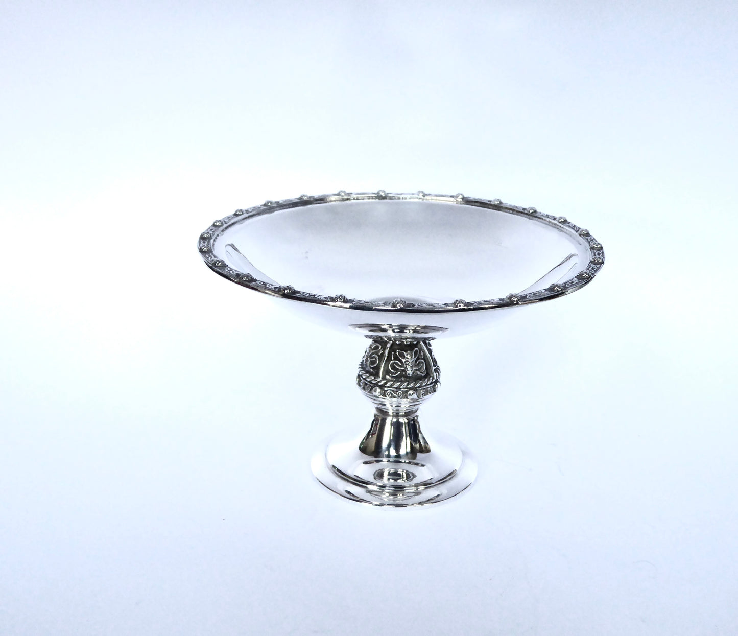 Irish Silver Pedestal Dish 1977