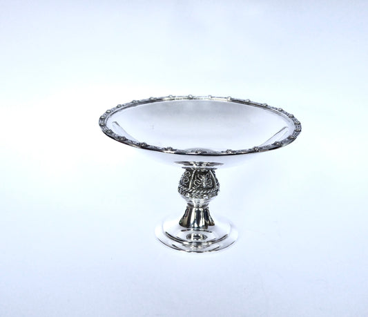 Irish Silver Pedestal Dish 1977