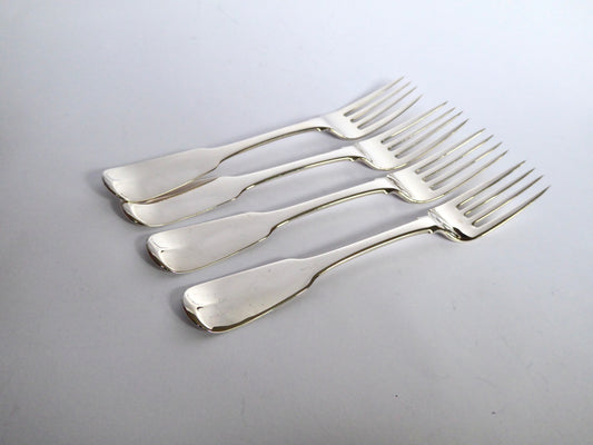 Irish Silver Dessert Forks