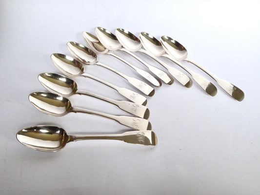 Irish Silver Teaspoons 1822