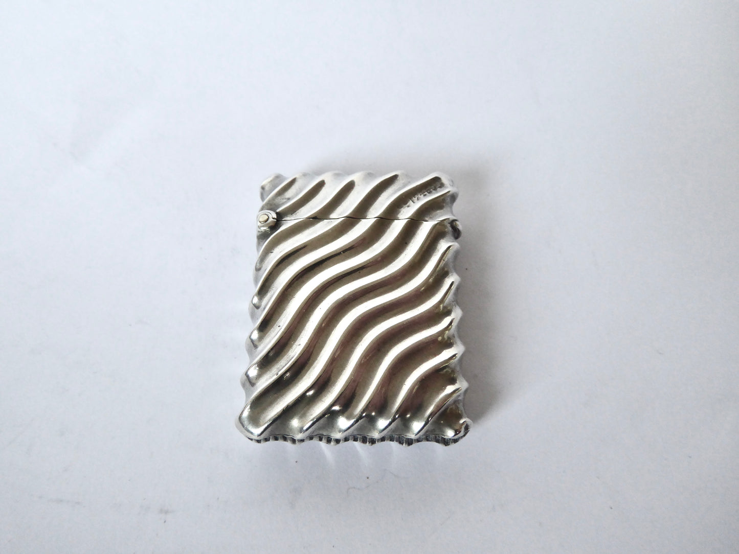 Victorian Silver Vesta Case 1895