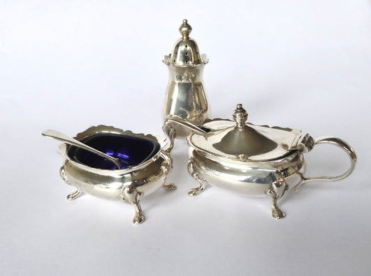 Silver Condiment Set 1963
