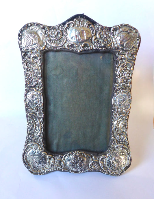 Silver Cherub Design Frame