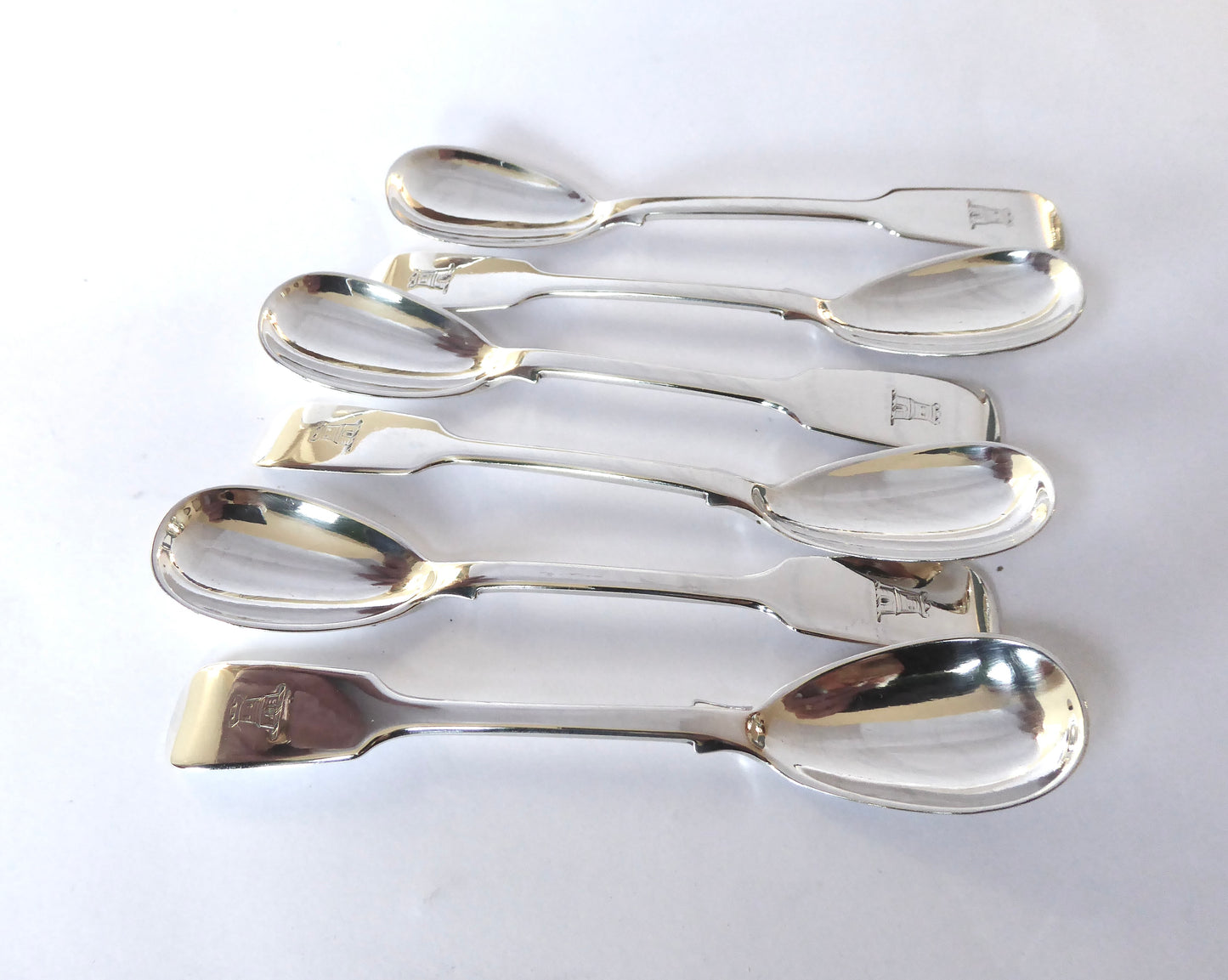 Irish Silver Egg Spoons 1847